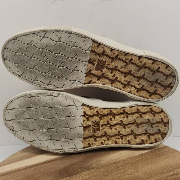 Frye Men\'s Ludlow Slip-On Sneaker Size 10 Wheat Brown 3480817